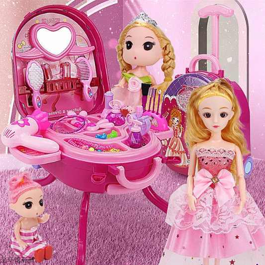 Set Tocador Princesa 3 En 1