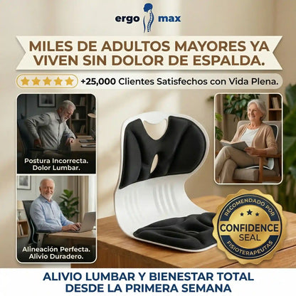 Asiento Ergonomico Ergomax l Mejora Tu Postura Ya