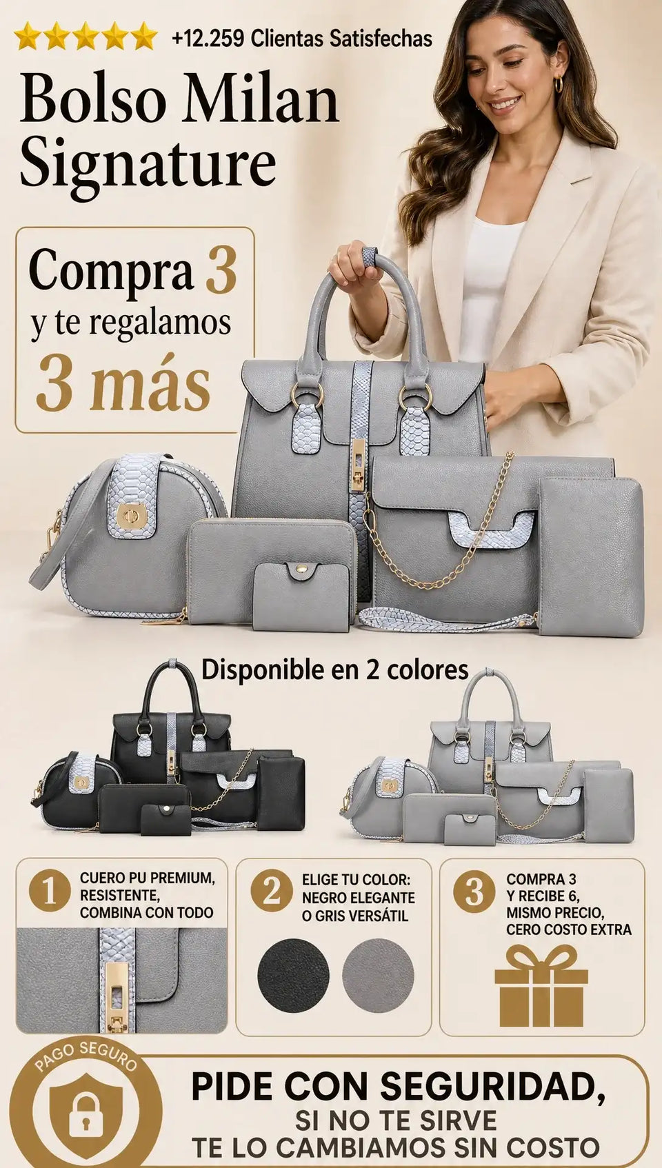 Bolso Milán Signature