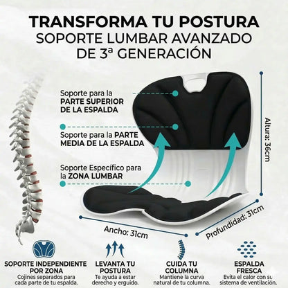Asiento Ergonomico Ergomax l Mejora Tu Postura Ya